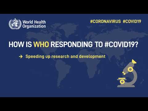 How is WHO responding to COVID-19