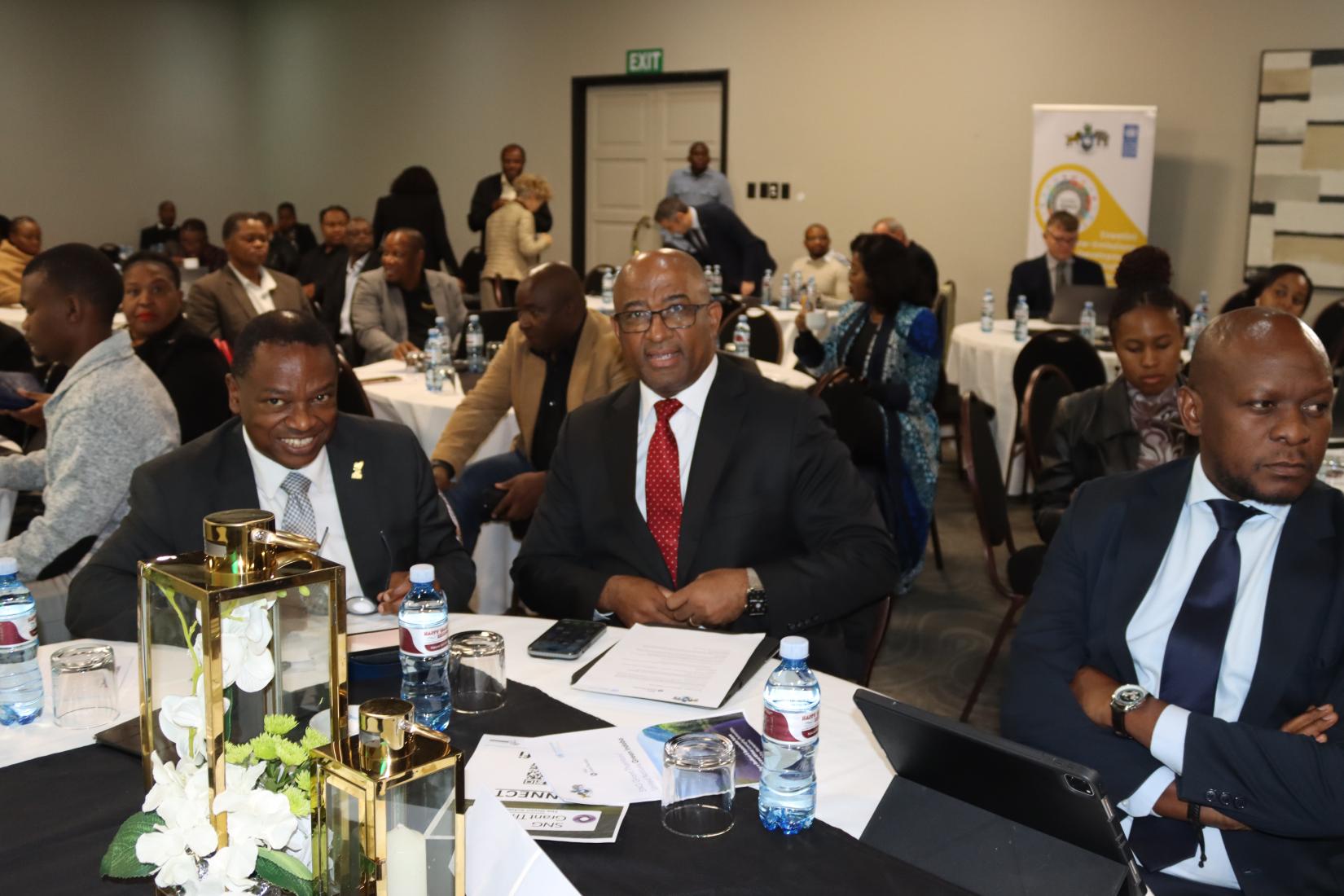 Central Bank Governor, Dr. Phil Mnisi 